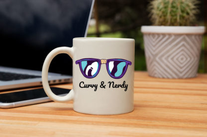"Curvy & Nerdy" 11oz Mug